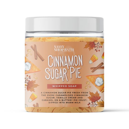 Cinnamon Sugar Pie Whipped Soap - Sassy Shop Wax