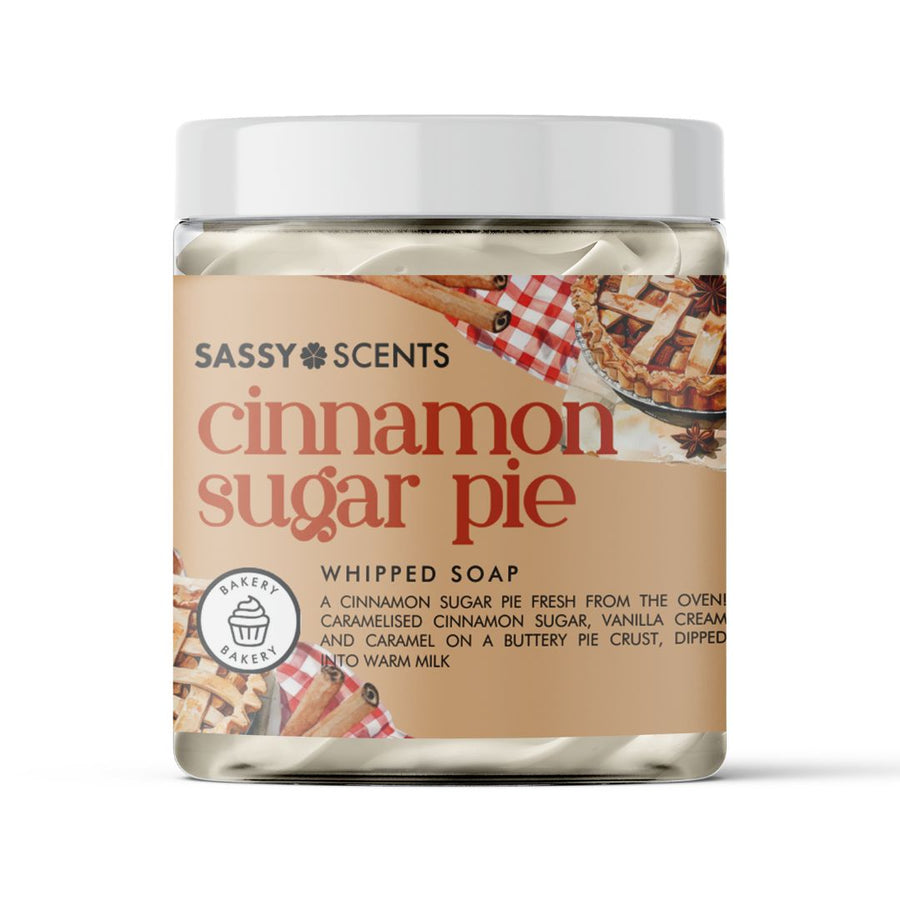 Cinnamon Sugar Pie Whipped Soap - Sassy Shop Wax