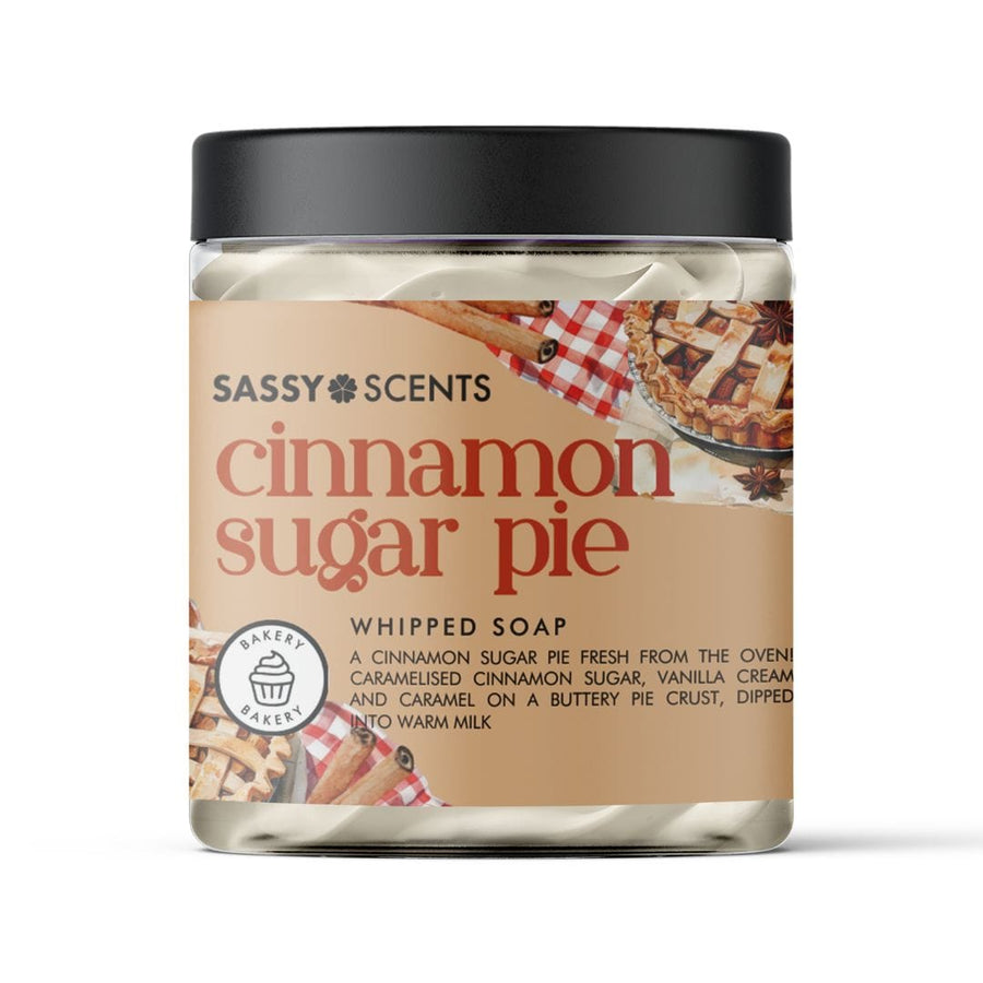 Cinnamon Sugar Pie Whipped Soap - Sassy Shop Wax