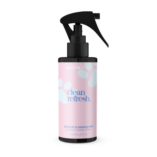Clean Refresh Odour Eliminating Room & Fabric Spray - Sassy Shop Wax