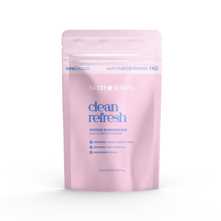 Clean Refresh Odour Eliminating Multi-Purpose Powder Pouches - Sassy Shop Wax