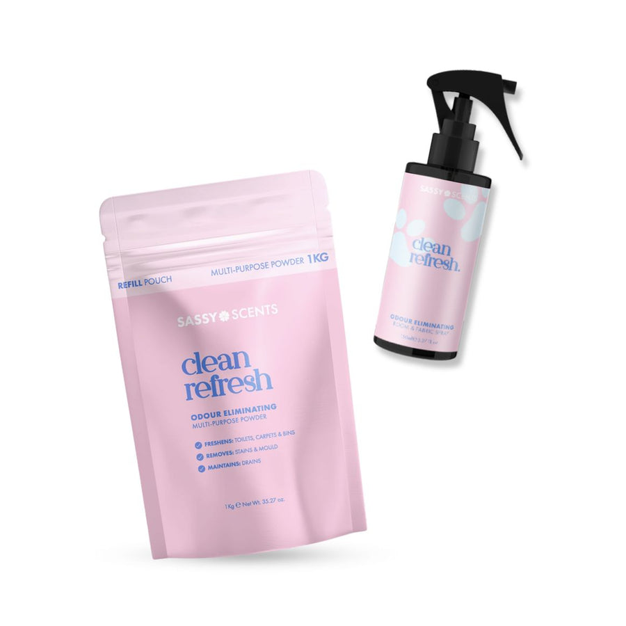 Clean Refresh Odour Eliminating Spray & Powder Kit