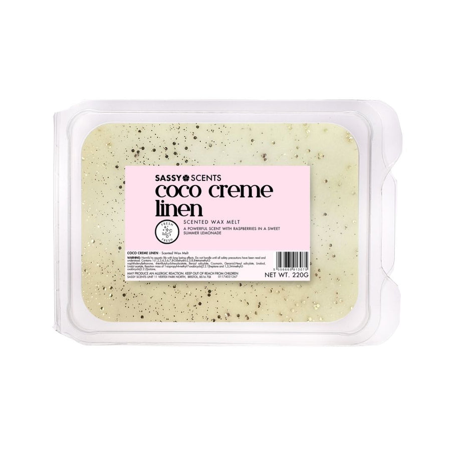 Coco Linen Creme Small Tub - Sassy Shop Wax