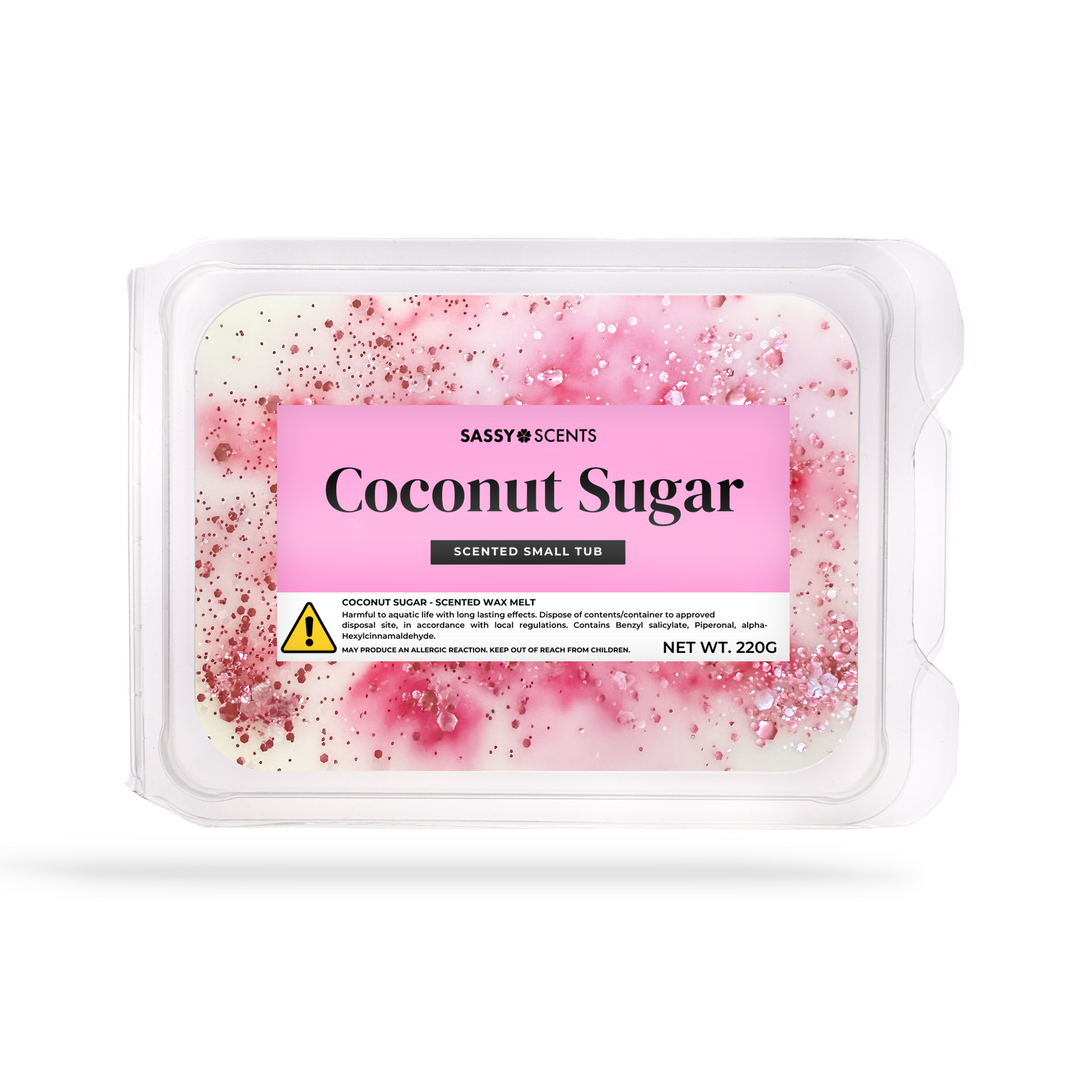 Coconut Sugar Small Tub - Sassy Shop Wax