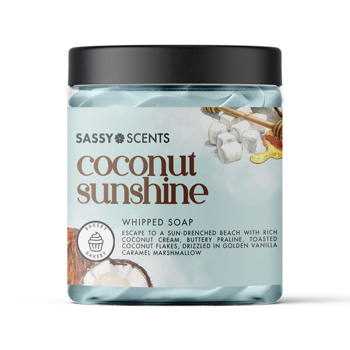Coconut Sunshine Whipped Soap - Sassy Shop Wax