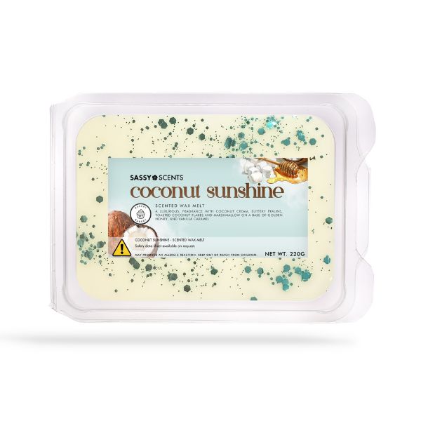Coconut Sunshine Small Tub - Sassy Shop Wax