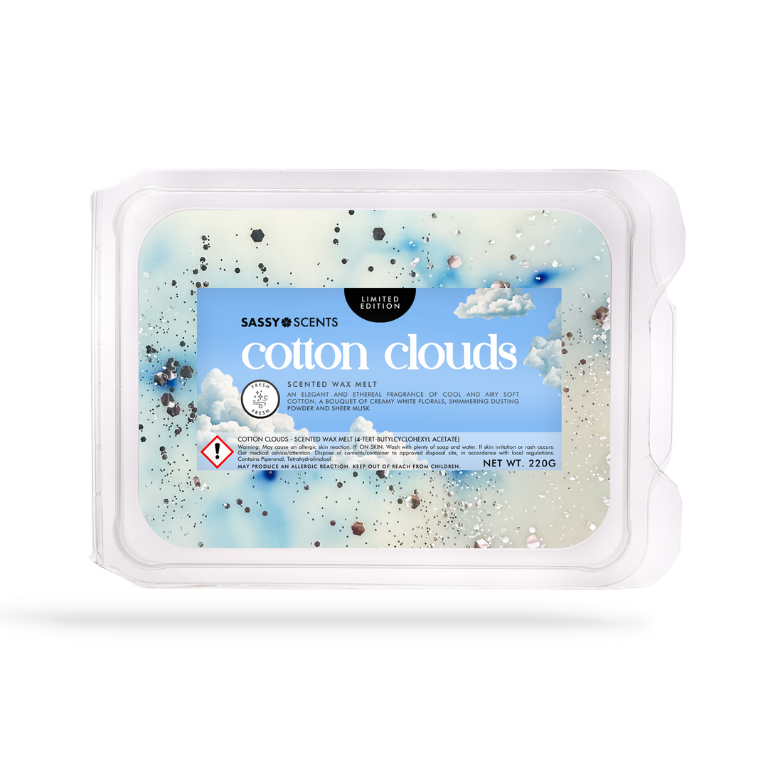 Cotton Clouds Small Tub - Sassy Shop Wax