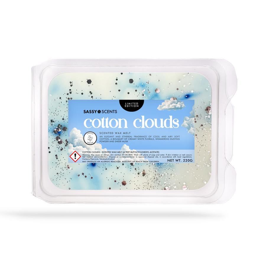 Cotton Clouds Small Tub - Sassy Shop Wax