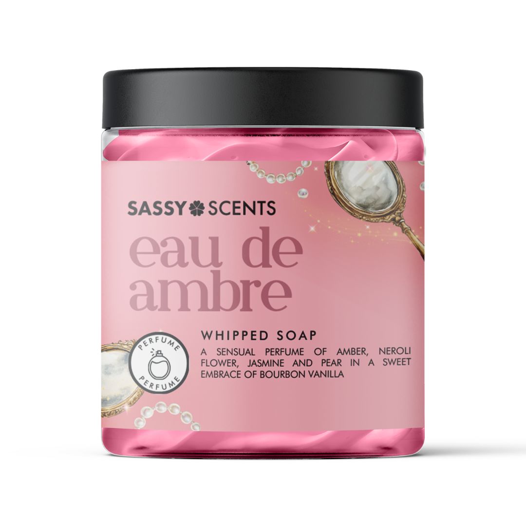 Eau De Ambre Whipped Soap - Sassy Shop Wax