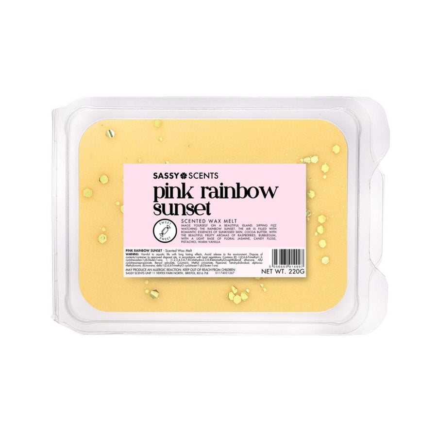Pink Rainbow Sunset Small Tub - Sassy Shop Wax