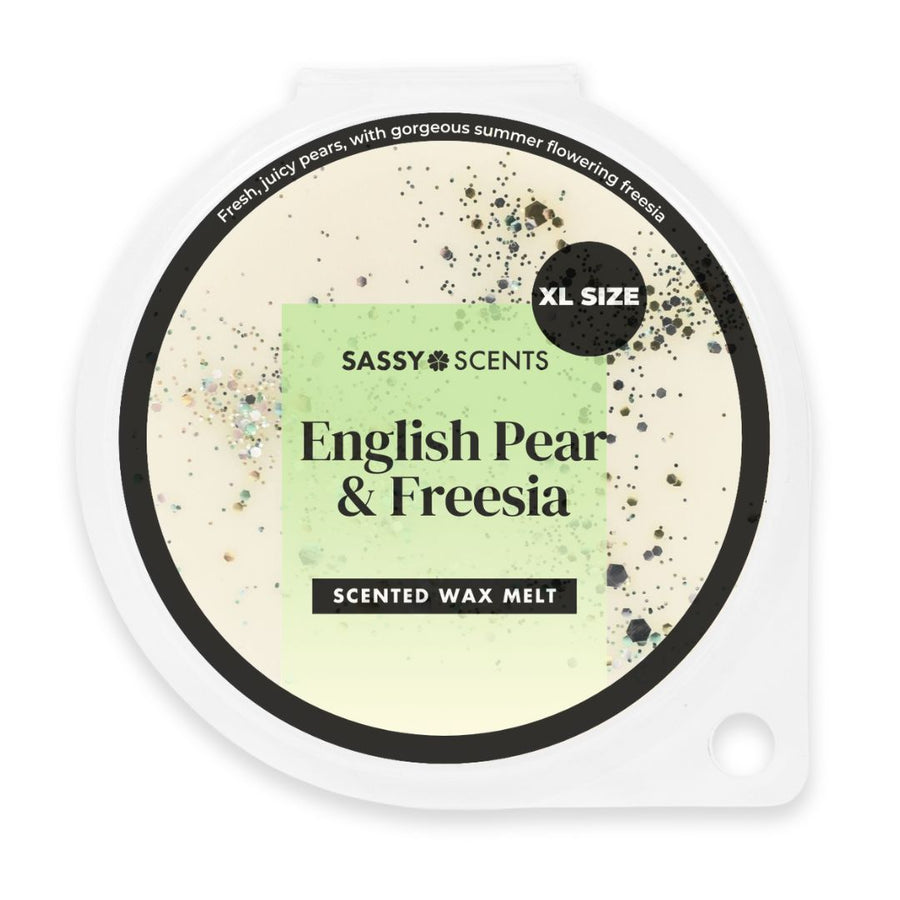 English Pear & Freesia XL Wax Melt - Sassy Shop Wax