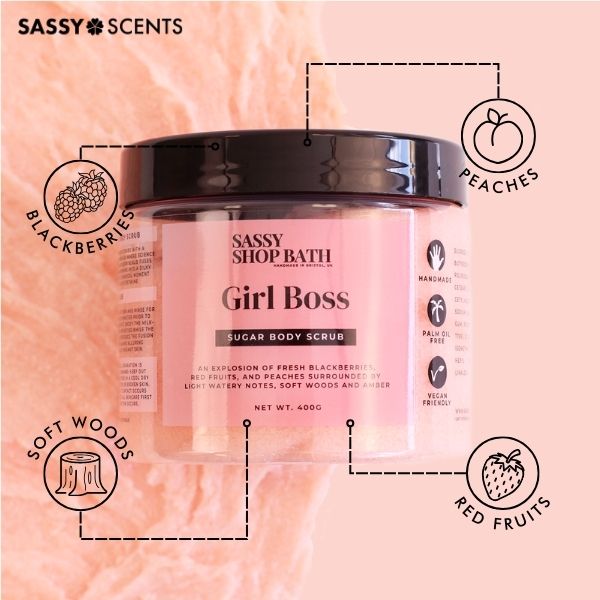 Girl Boss Sugar Body Scrub - Sassy Shop Wax