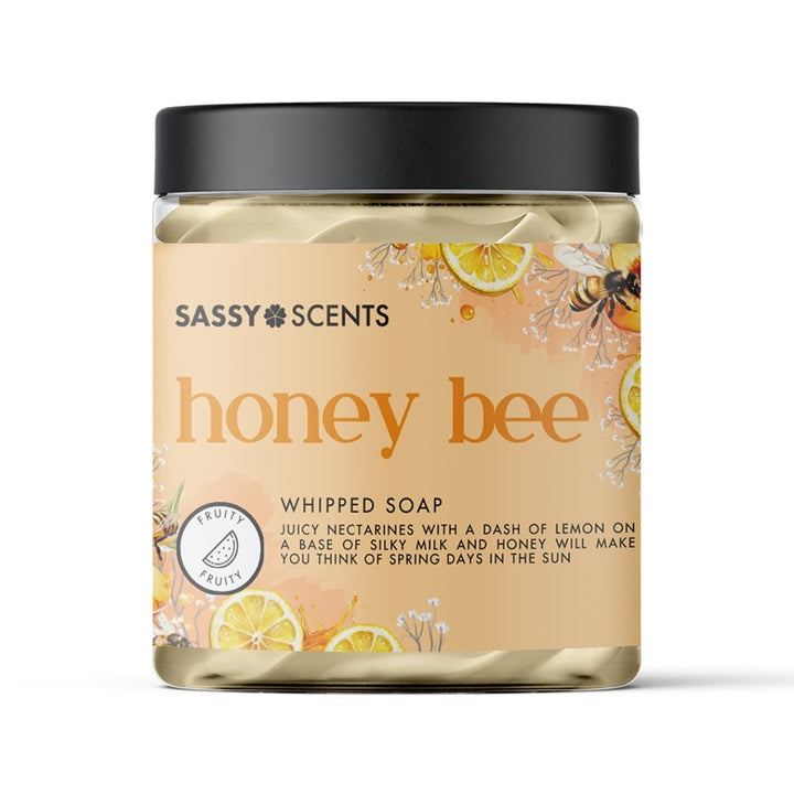 Honey Bee Whipped Soap - Sassy Shop Wax