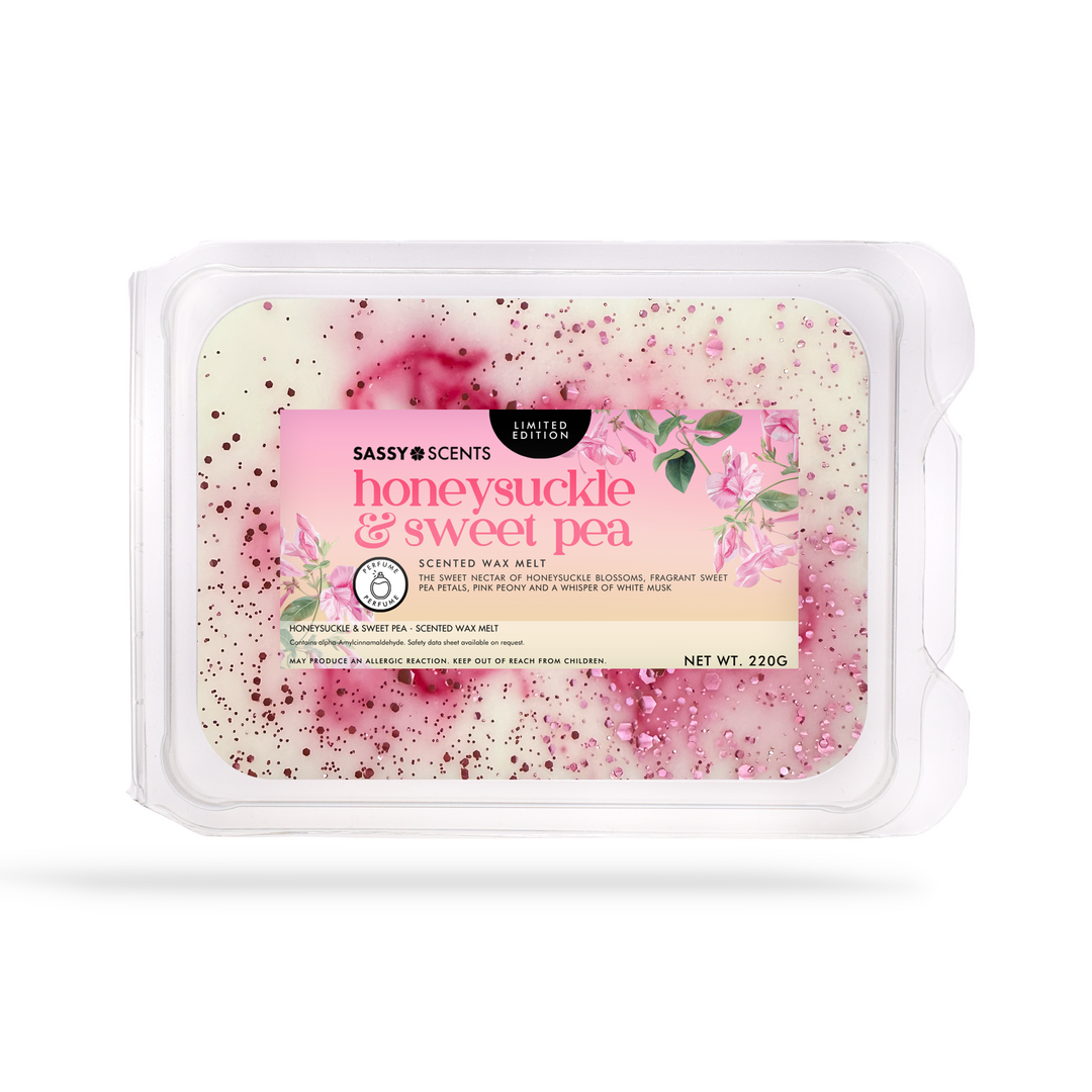 Honeysuckle & Sweetpea Small Tub - Sassy Shop Wax