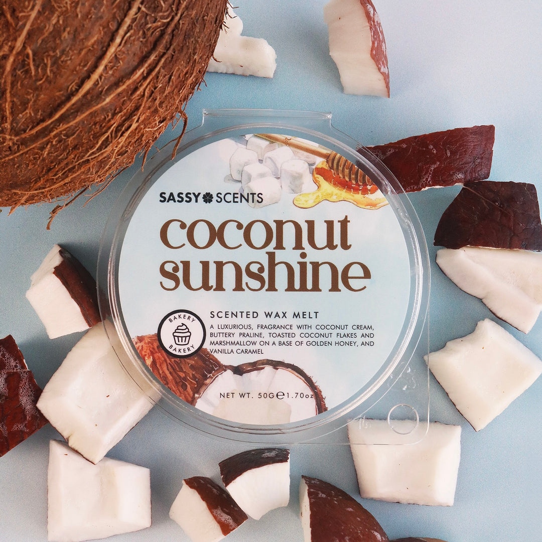 Coconut Sunshine Wax Melt - Sassy Shop Wax