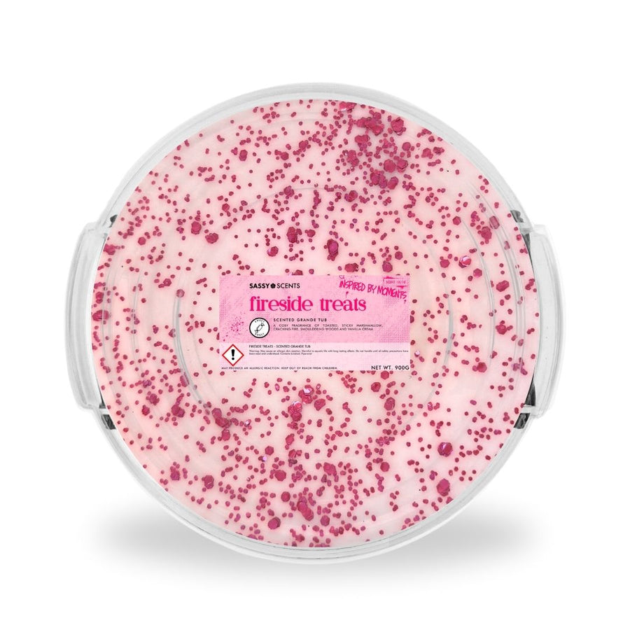 Fireside Treats Grande Tub - Round 900g - Sassy Shop Wax