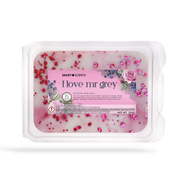 I Love Mr Grey Small Tub - Sassy Shop Wax