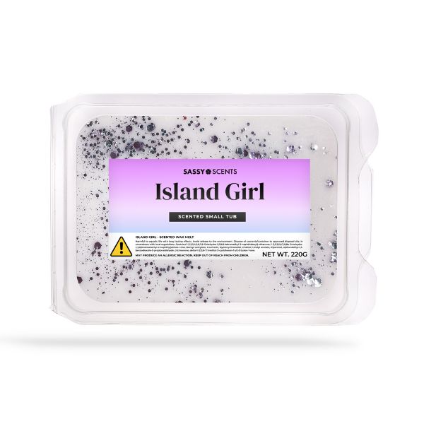 Island Girl Small Tub - Sassy Shop Wax