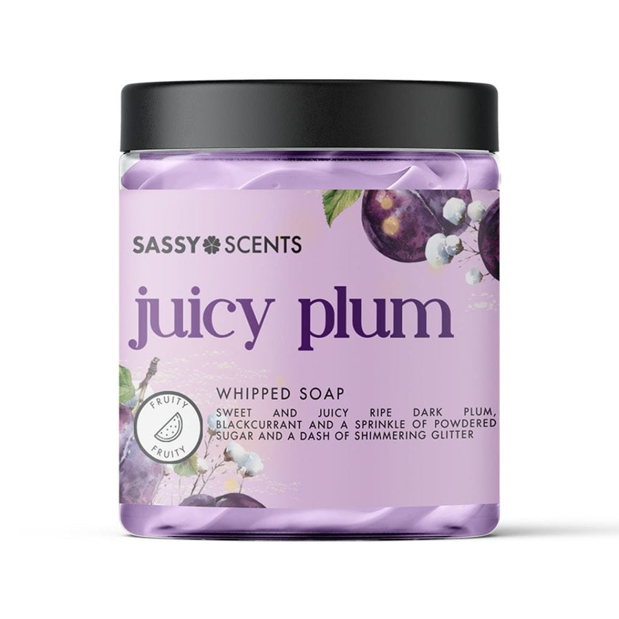 Juicy Plum Whipped Soap - Sassy Shop Wax