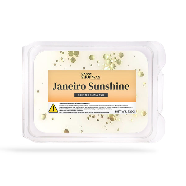 Janeiro Sunshine Small Tub - Sassy Shop Wax