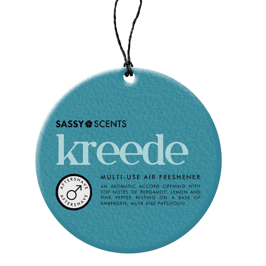 Kreede Hanging Car Freshener - Sassy Shop Wax