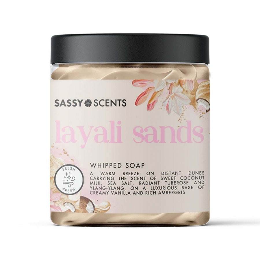 Layali Sands Whipped Soap - Sassy Shop Wax