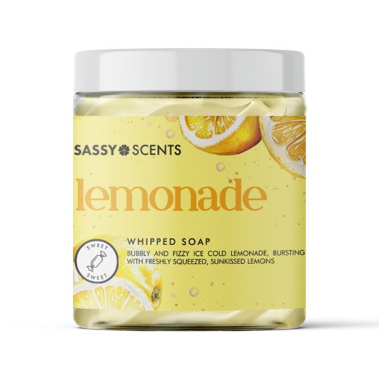 Lemonade Whipped Soap - Sassy Shop Wax