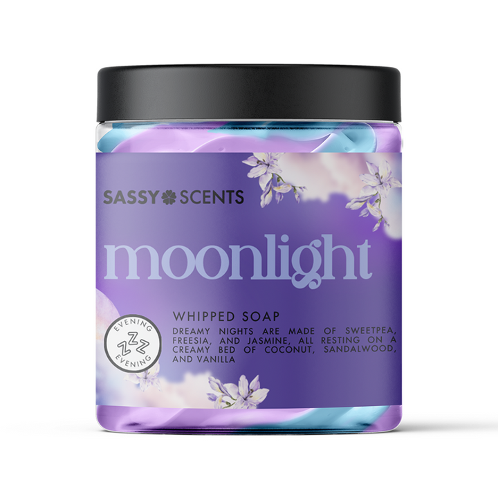 Moonlight Whipped Soap - Sassy Shop Wax