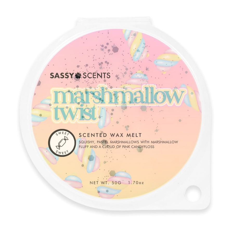 Marshmallow Twist Wax Melt - Sassy Shop Wax