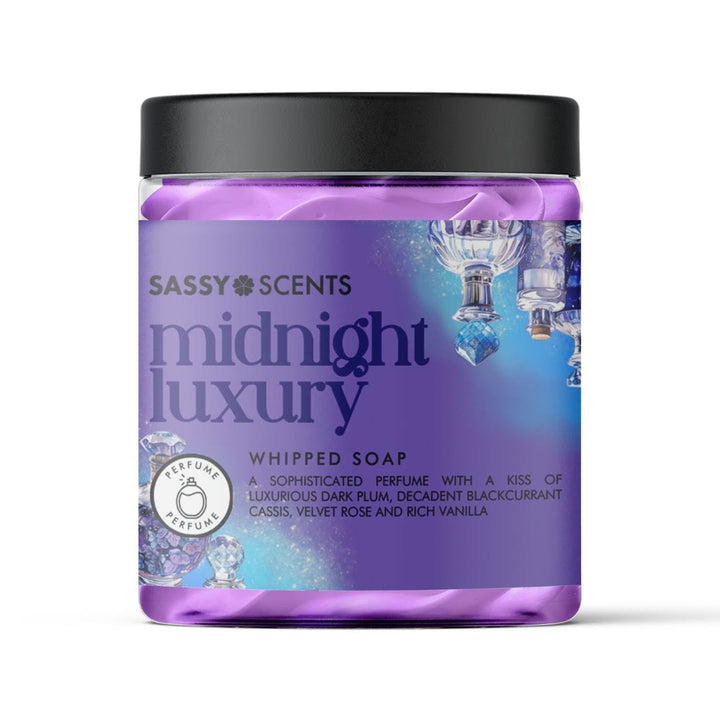 Midnight Luxury Whipped Soap - Sassy Shop Wax
