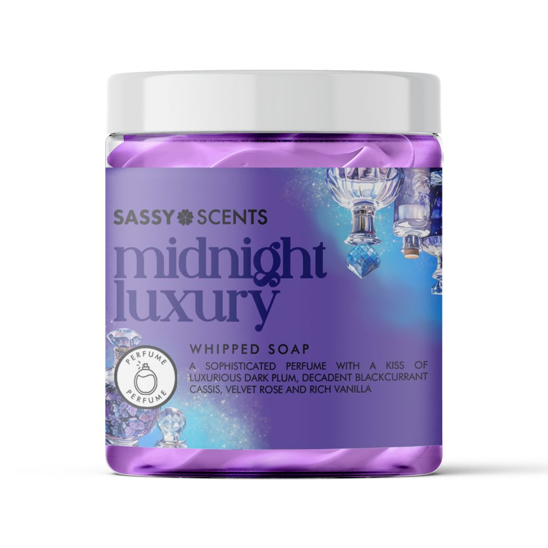 Midnight Luxury Whipped Soap - Sassy Shop Wax