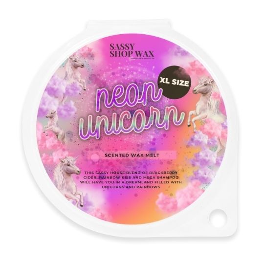 XL Neon Unicorn Wax Melt - Sassy Shop Wax
