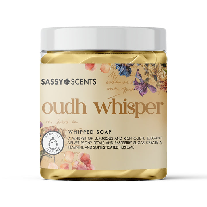 Oudh Whispers Whipped Soap - Sassy Shop Wax