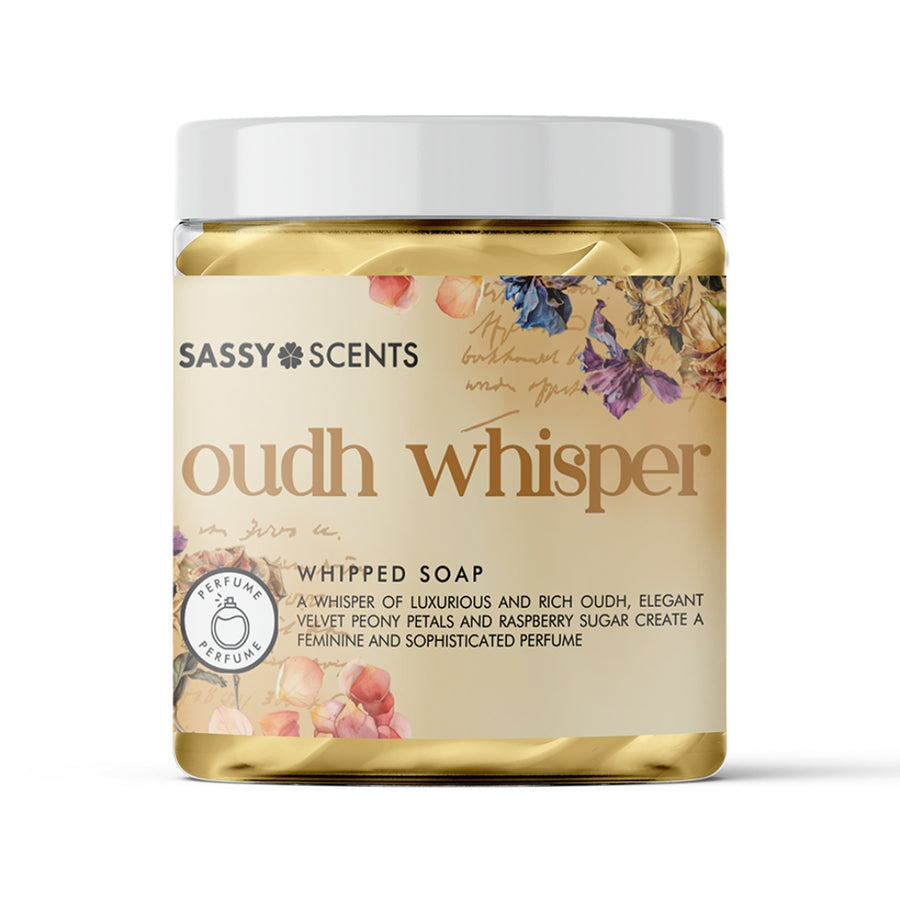 Oudh Whispers Whipped Soap - Sassy Shop Wax