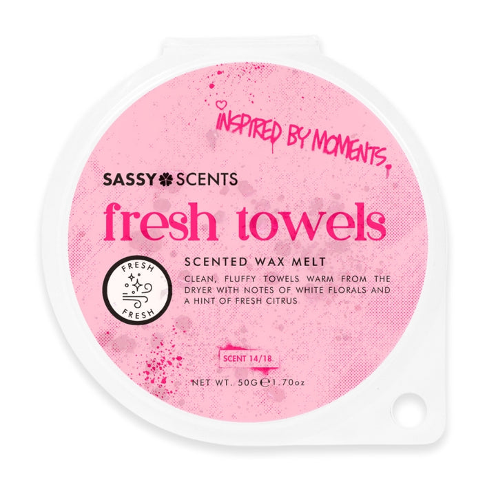 Fresh Towels Wax Melt - Sassy Shop Wax