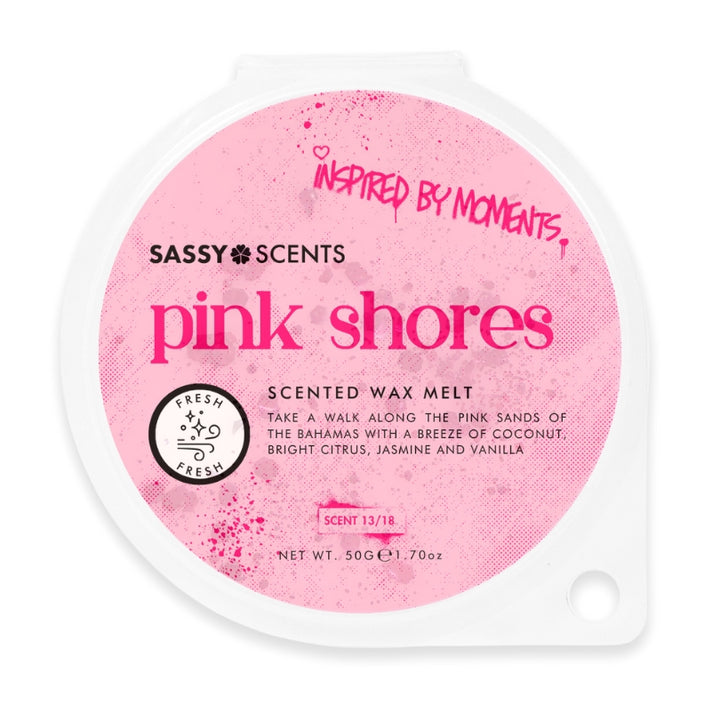 Pink Shores Wax Melt - Sassy Shop Wax