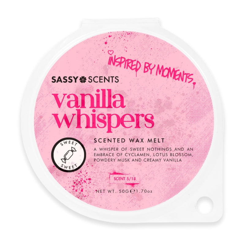 Vanilla Whispers Wax Melt - Sassy Shop Wax