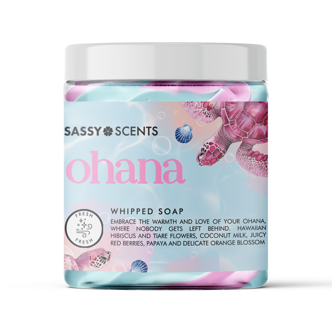 Ohana Whipped Soap - Sassy Shop Wax