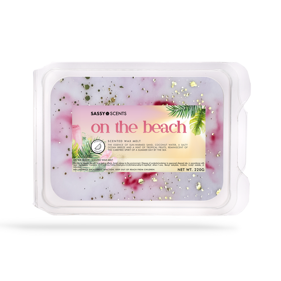 On The Beach Small Tub - Sassy Shop Wax