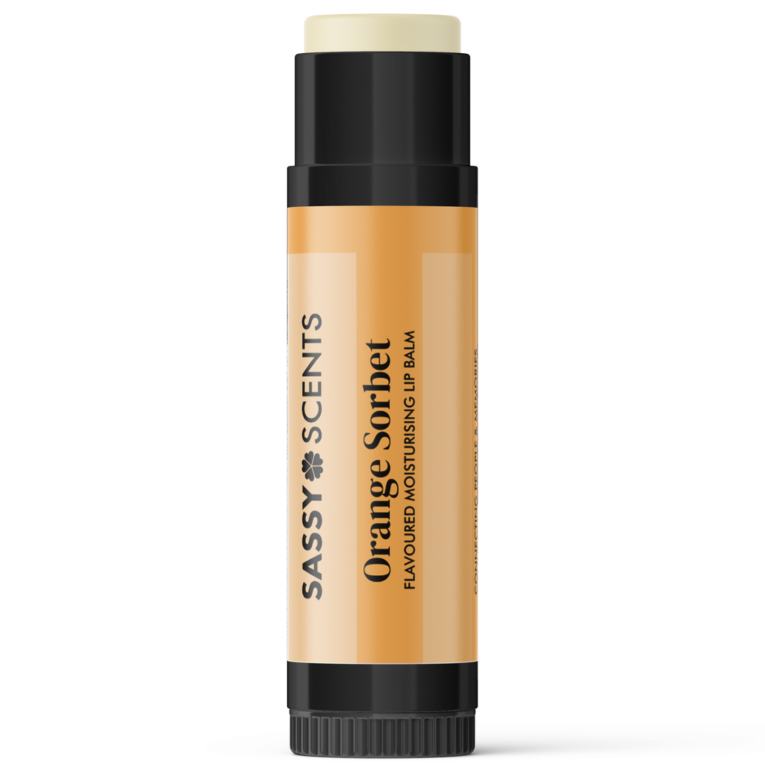 Orange Sorbet Lip Balm - Sassy Shop Wax