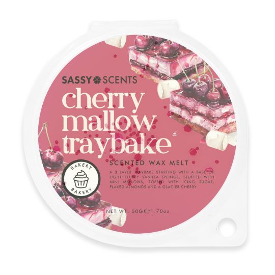 Cherry Mallow Traybake Wax Melt - Sassy Shop Wax