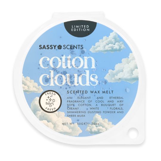 Cotton Clouds Wax Melt - Sassy Shop Wax