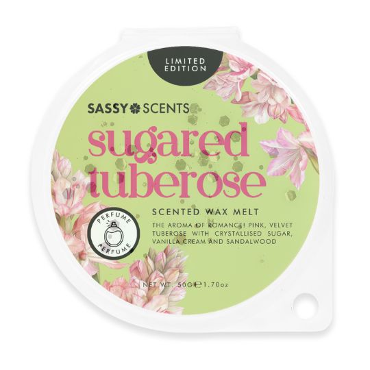 Sugared Tuberose Wax Melt - Sassy Shop Wax