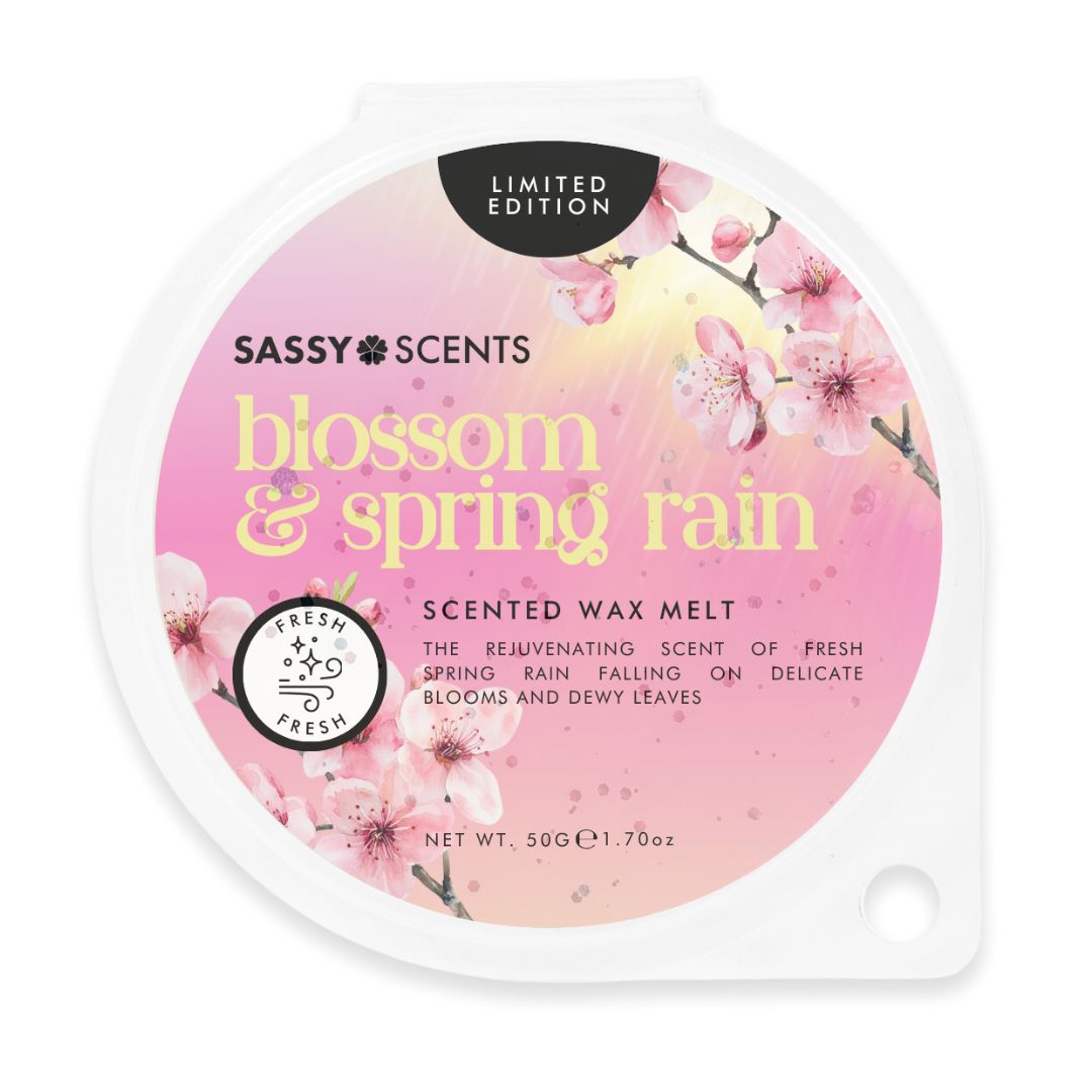 Blossom & Spring Rain Wax Melt - Sassy Shop Wax