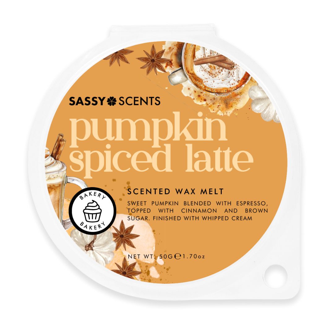 Pumpkin Spiced Latte Wax Melt - Sassy Shop Wax