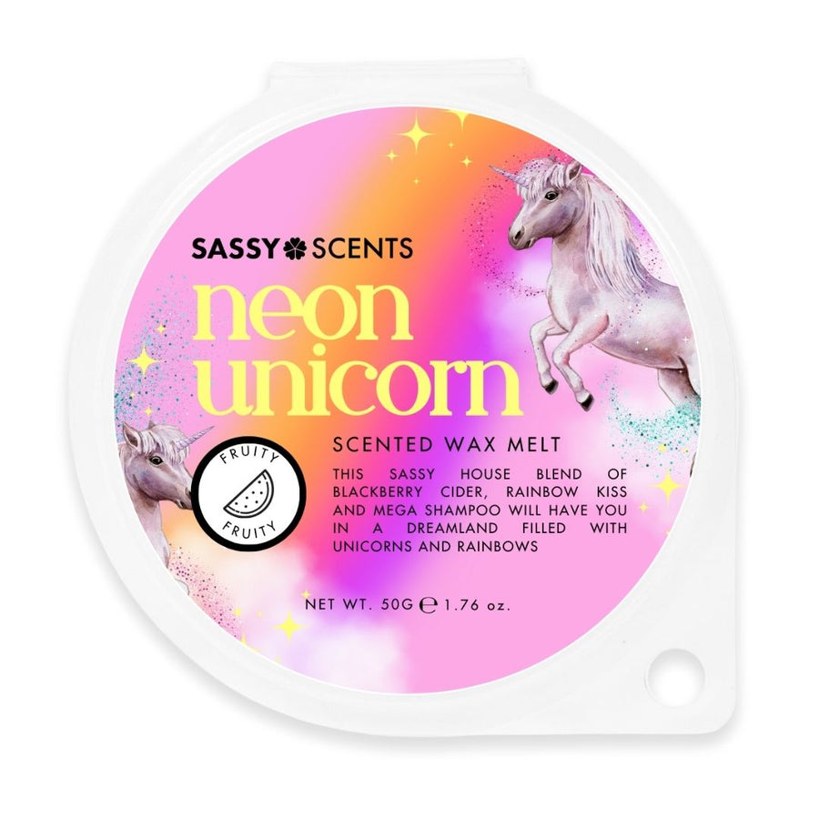 Neon Unicorn Wax Melt - Sassy Shop Wax