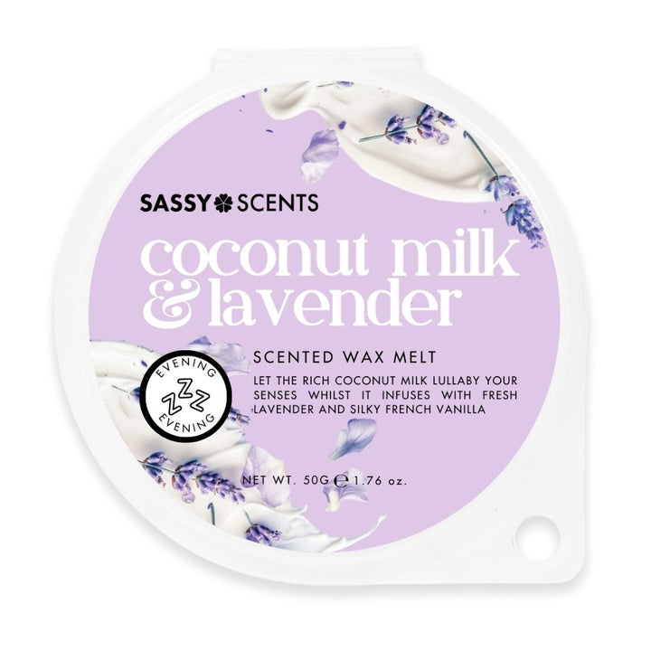 Coconut Milk & Lavender Wax Melt - Sassy Shop Wax