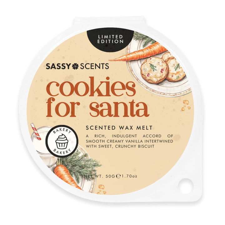 Cookies for Santa Wax Melt - Sassy Shop Wax