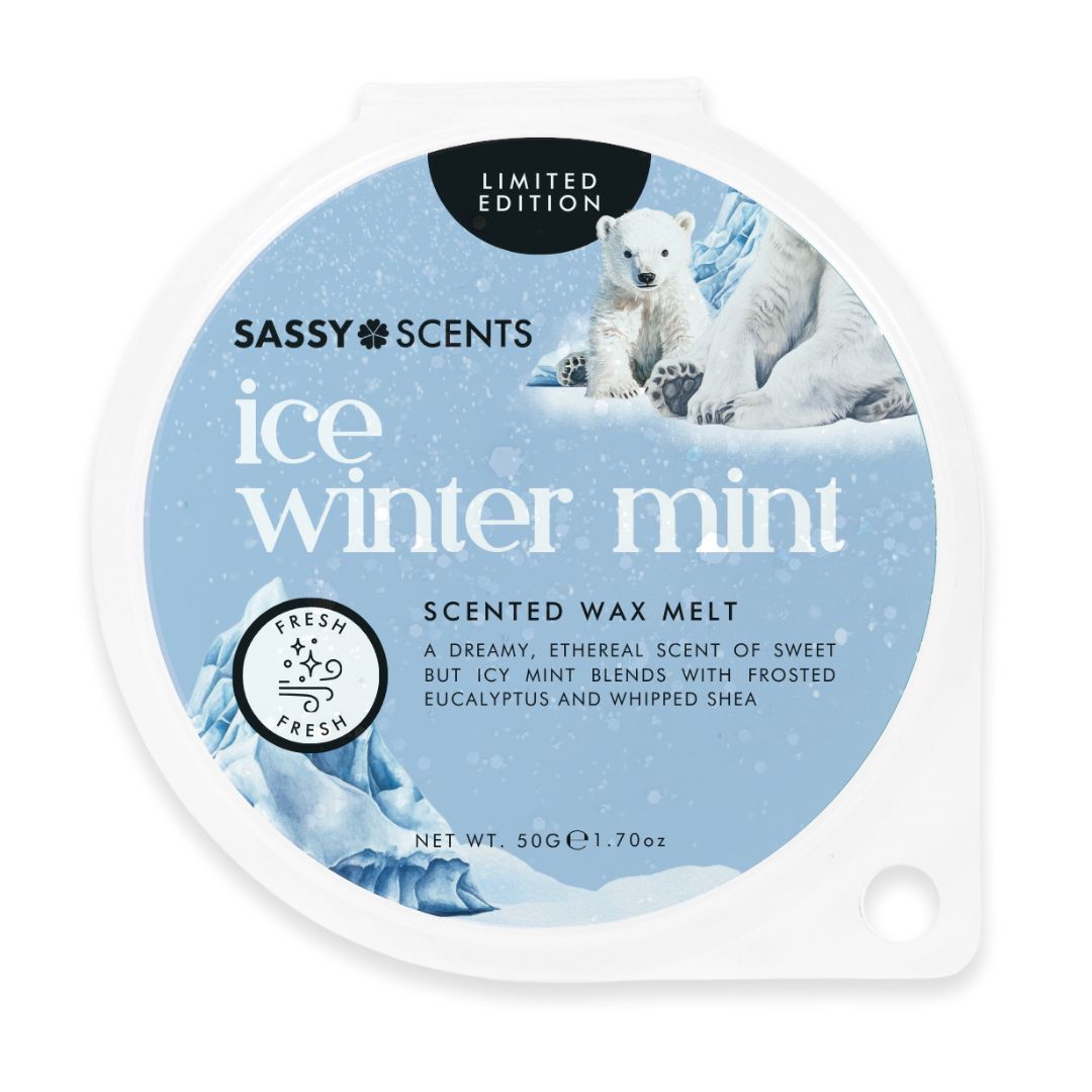 Ice Winter Mint Wax Melt - Sassy Shop Wax