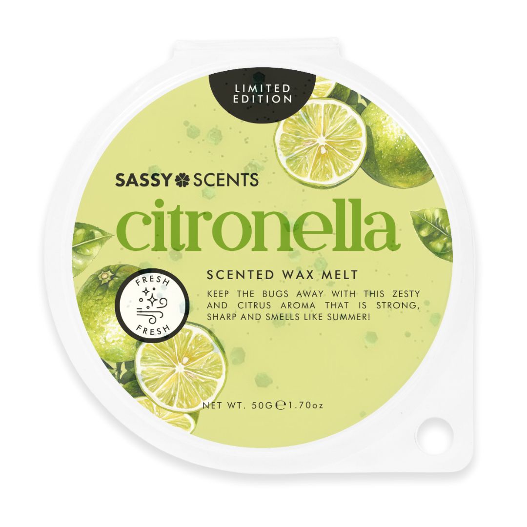 Citronella Wax Melt - Sassy Shop Wax